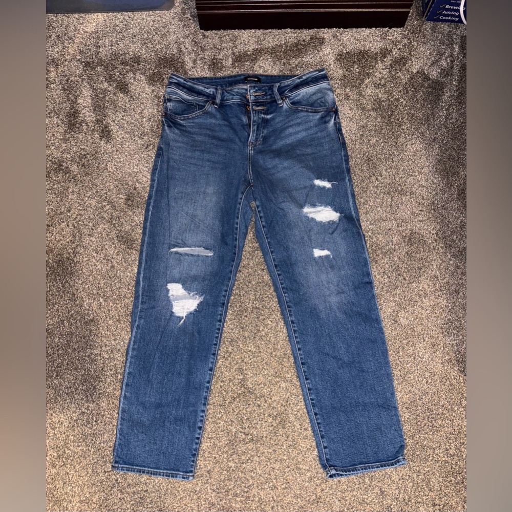 Boyfriend Distressed Women's Jeans